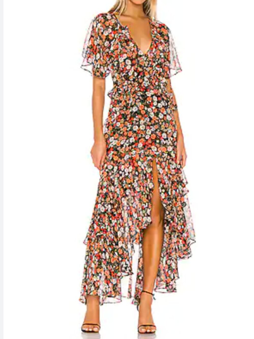 MISA - Katerina Dress - Safari Floral - XL